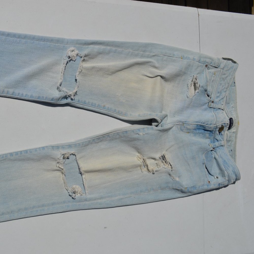 American Eagle Super Stretch Skinny Ripped Jeans